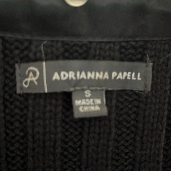 Adrianna Papell Faux fur sweater vest - Picture 5 of 9
